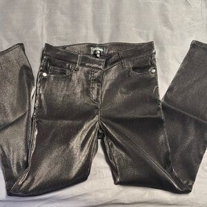 Chanel Glossy Black Pants